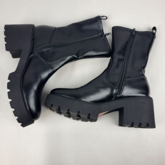 Dolce Vita Black Ankle Boots - Picture 5 of 11